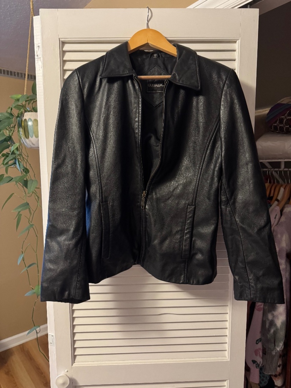 Outbrook genuine leather coat